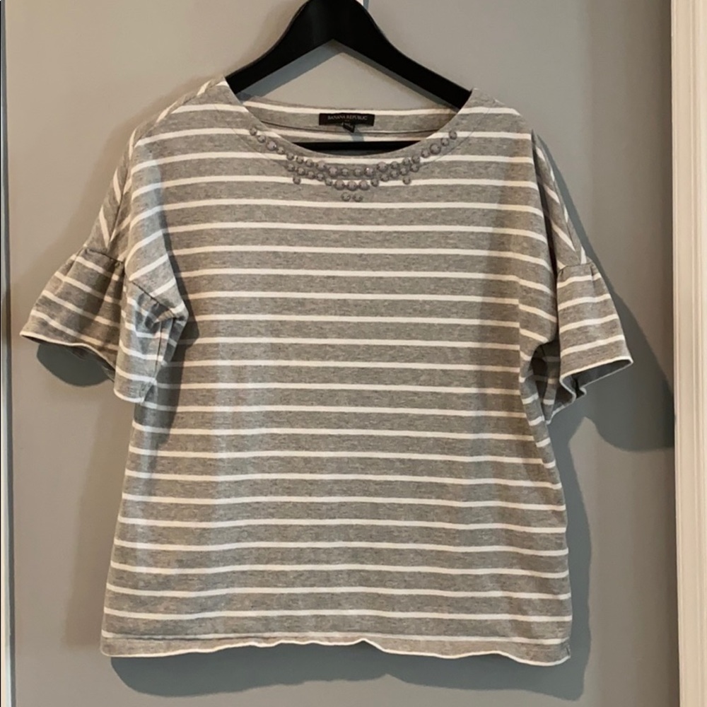 Banana Republic Puff Sleeve Top